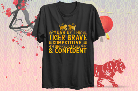 Brave Chinese New Year T-Shirt Design Graphics