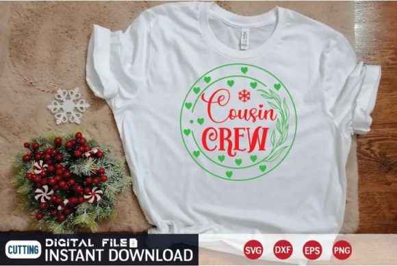 Cousin Crew Svg: Graphics & T-Shirt Designs for Publishers