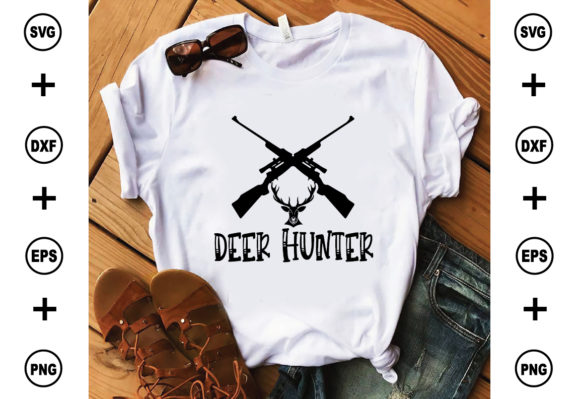 Deer Hunter Graphics for T-Shirt Designs