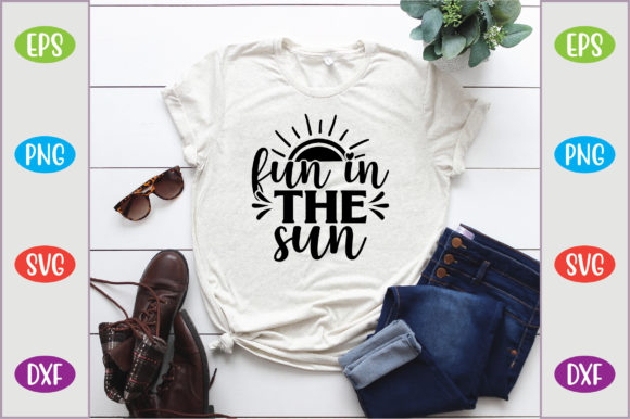Fun in the Sun Graphics for T-Shirt Designs