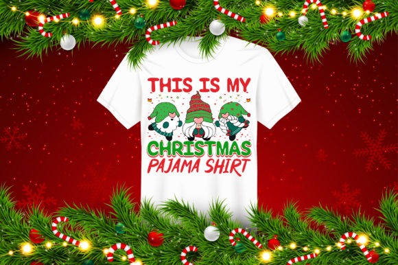 Gnome Christmas Pajama T-Shirt Design Review