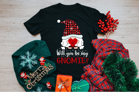 Gnomies Gnome Christmas T-Shirt Design Graphics