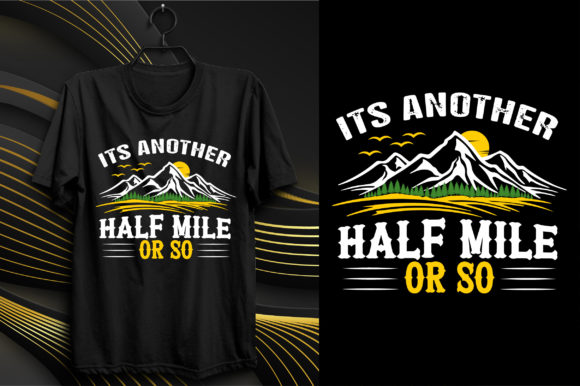 Half Mile Adventure T-Shirt Design: Graphics for Bold Branding