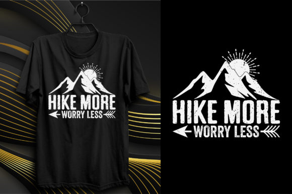 Hike More Hiking T-Shirt Design Graphics