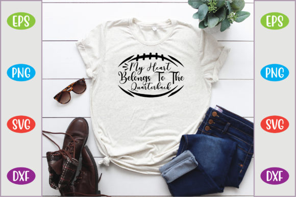 My Heart Belongs to the Quarterback Graphics