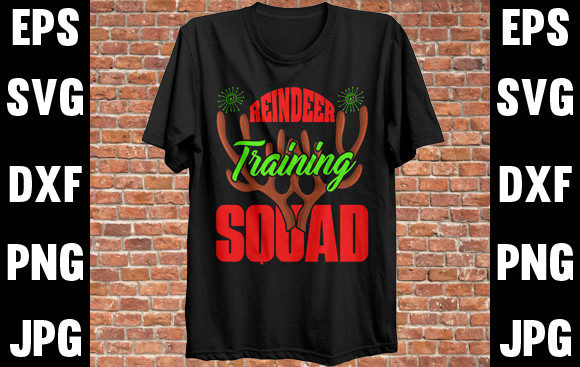Reindeer Training Squad T-shirt Design Review