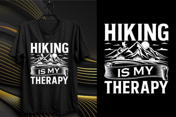 Therapy Hiking T-Shirt Design Graphics