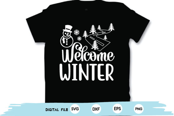 Welcome Winter SVG: Editorial Graphics & T-Shirt Designs