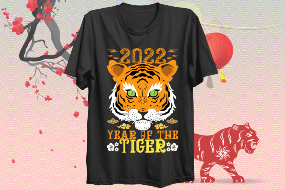 Year of the Tiger T-Shirt Design Graphics